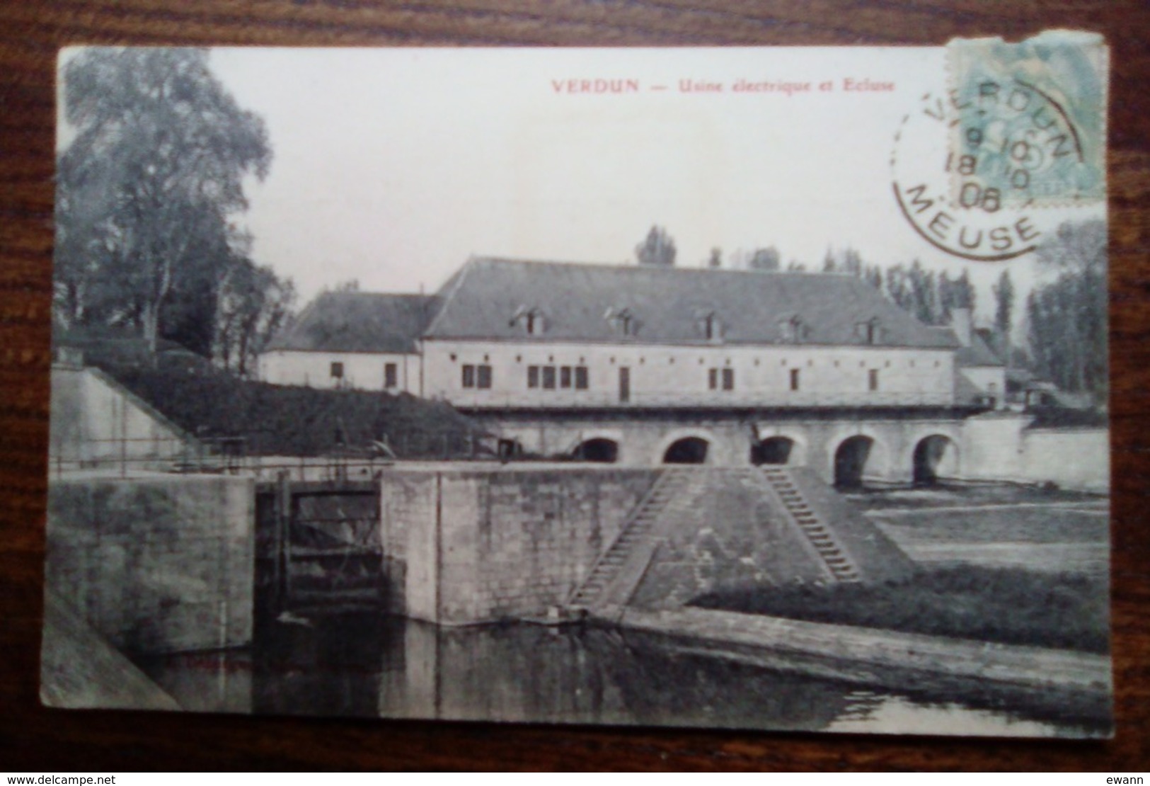 Carte Postale Ancienne De Verdun - Usine électrique Et Ecluse - Verdun