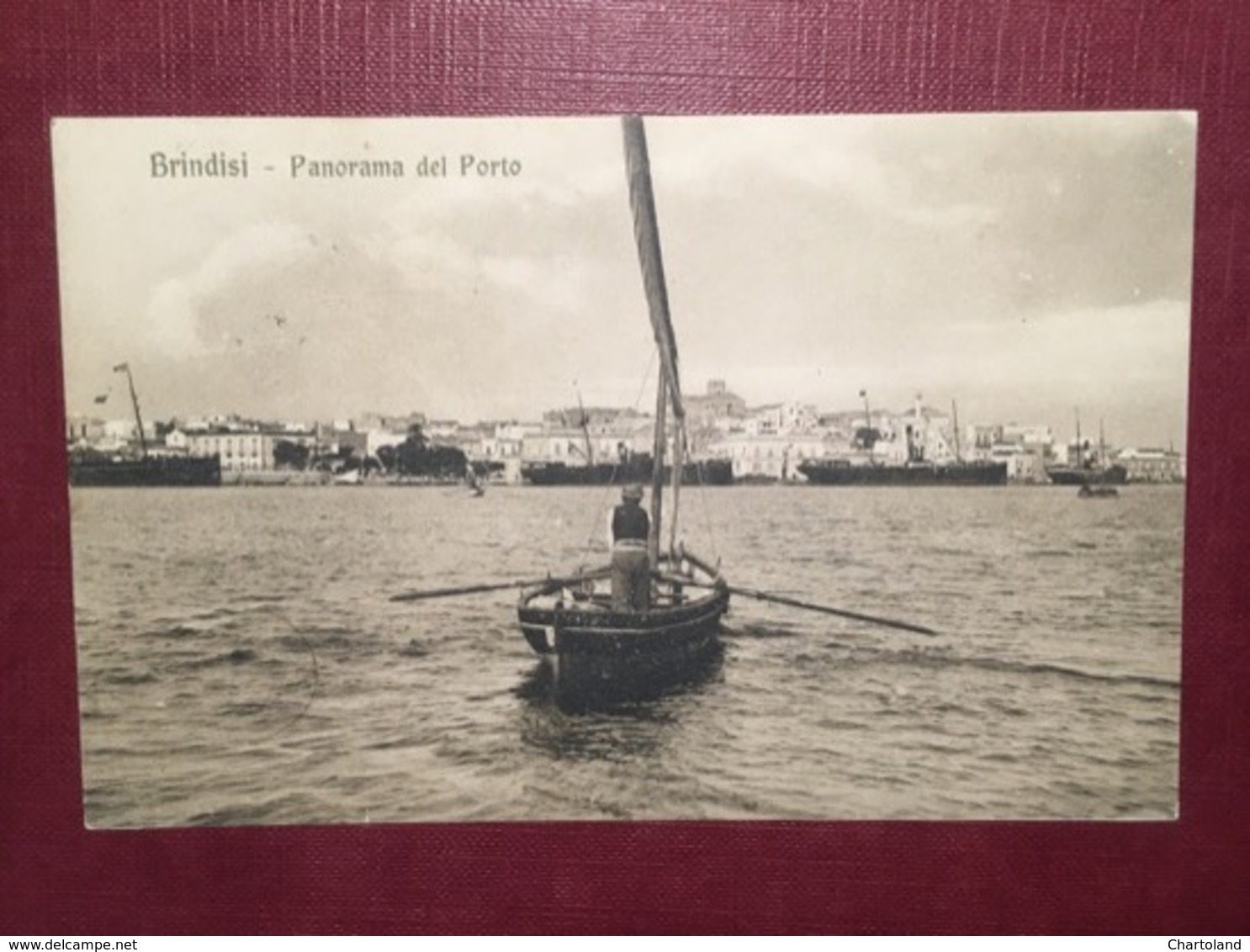 Cartolina Brindisi - Panorama Del Porto - 1914 - Brindisi