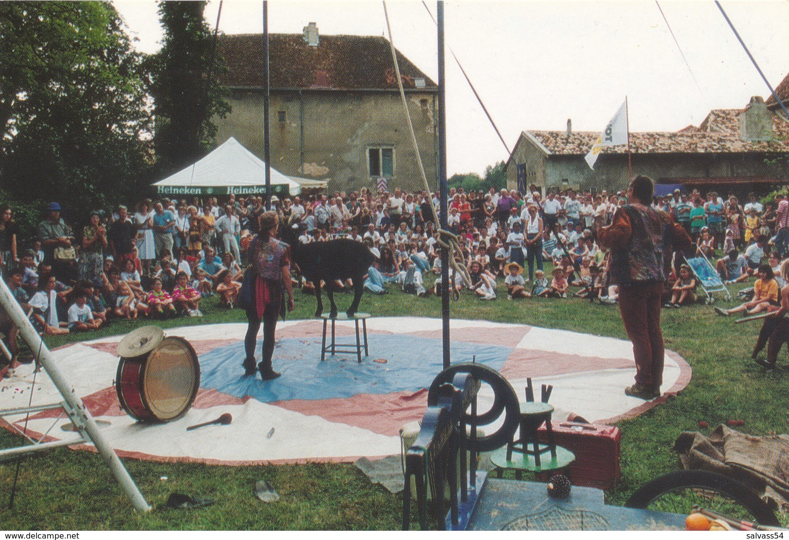 54) JAULNY : Fête De La Jaunotte : Spectacle De Saltimbanque Au Château - Autres & Non Classés