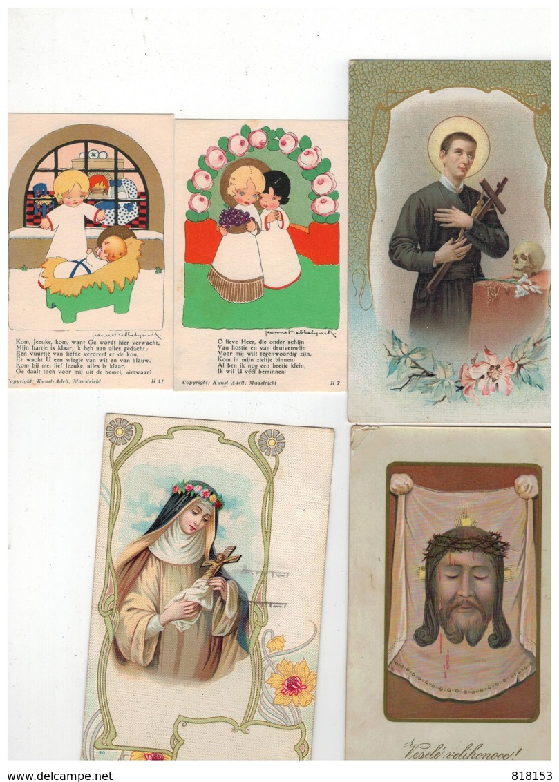 Christendom,devotie,plechtigheden... 50 Oude Postkaarten Meeste Geschreven En Gezegeld Begin 1900 - 5 - 99 Cartes