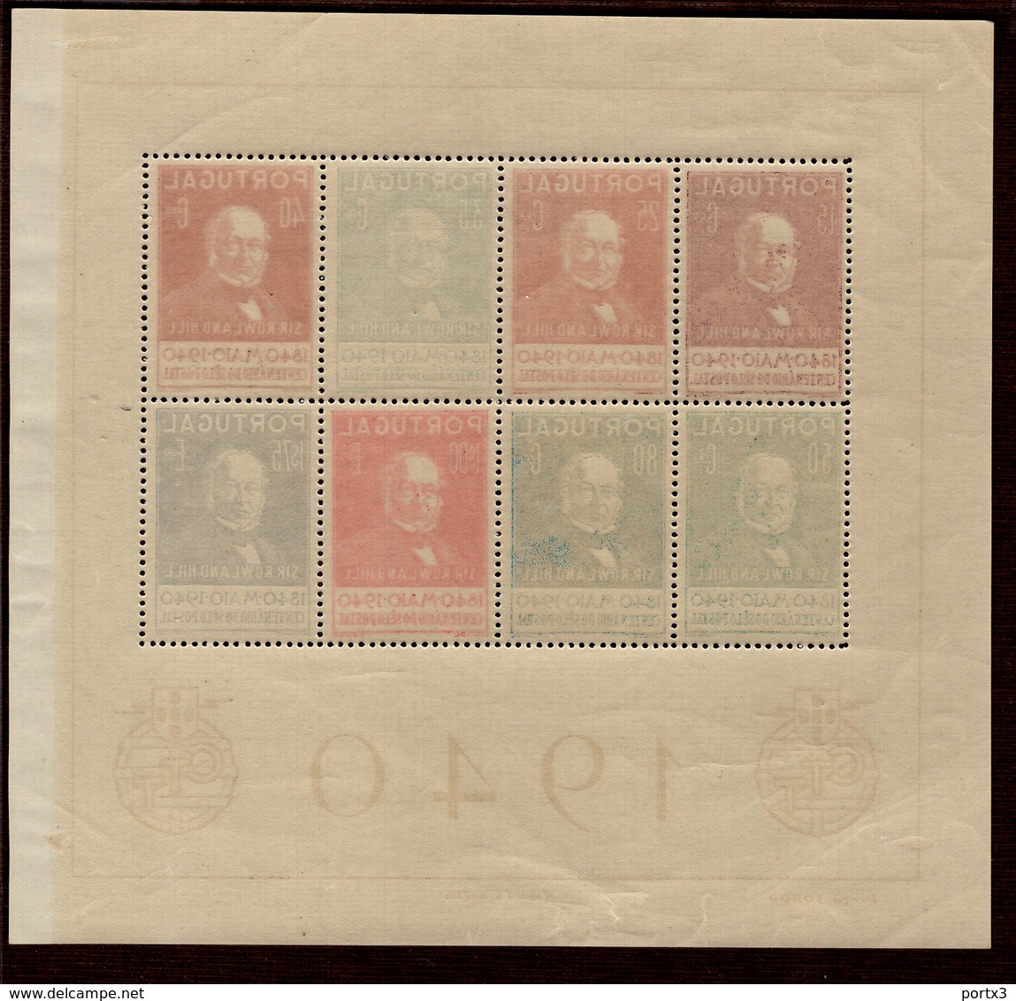 Por. Block 003 100 Jahre Briefmarken Rowland Hill Postfrisch MNH **  Neuf (6) - Blocchi & Foglietti