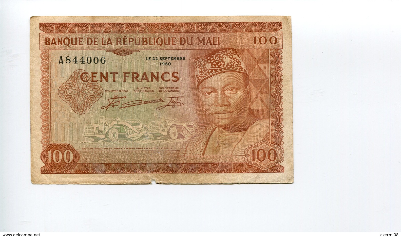 Mali - 100 Francs - 1960 - Mali