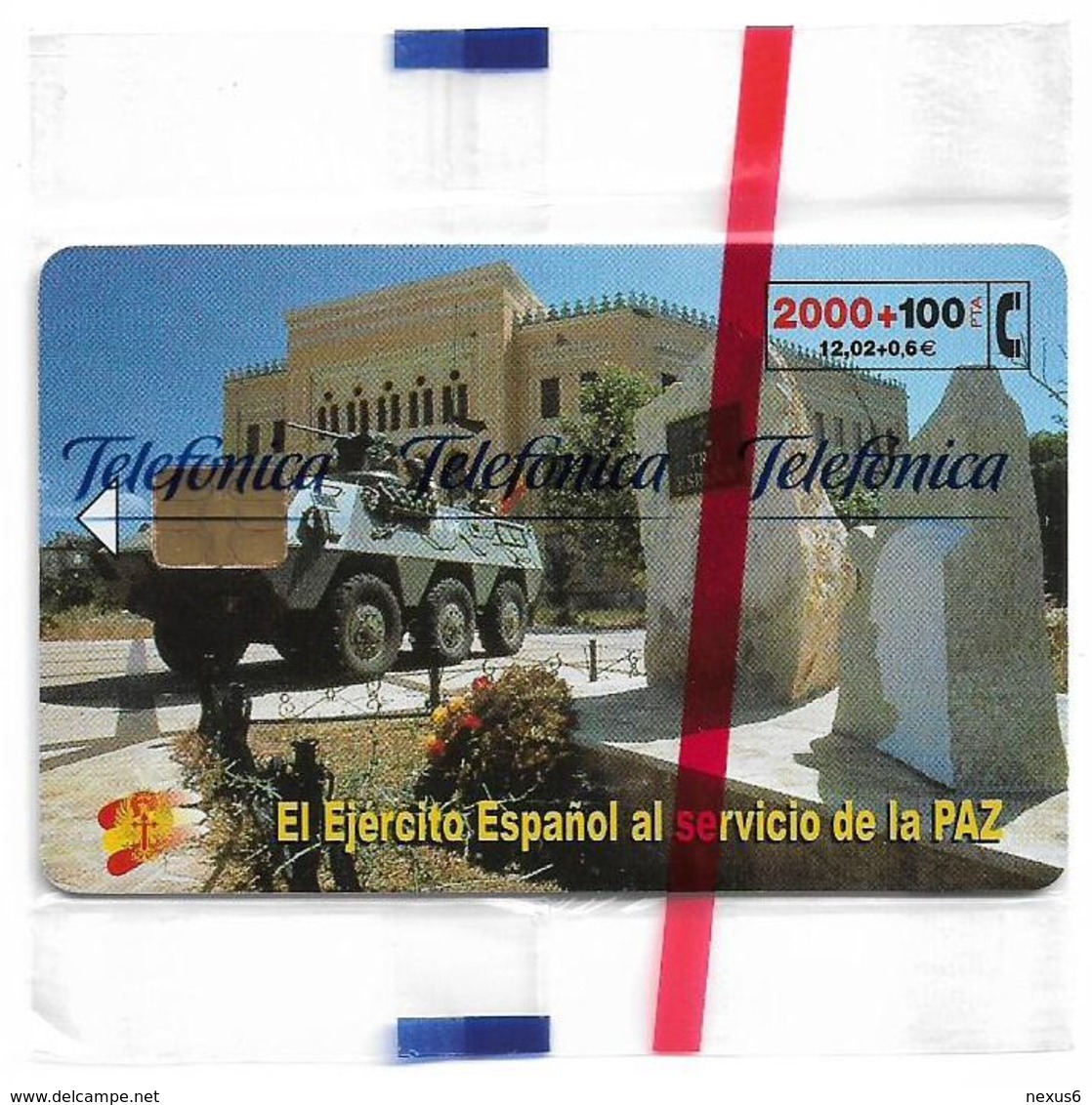 Spain - Telefónica - El Ejercito Espanol En Bosnia - CP-218 - 2100PTA, 07.2001, 6.500ex, NSB - Conmemorativas Y Publicitarias