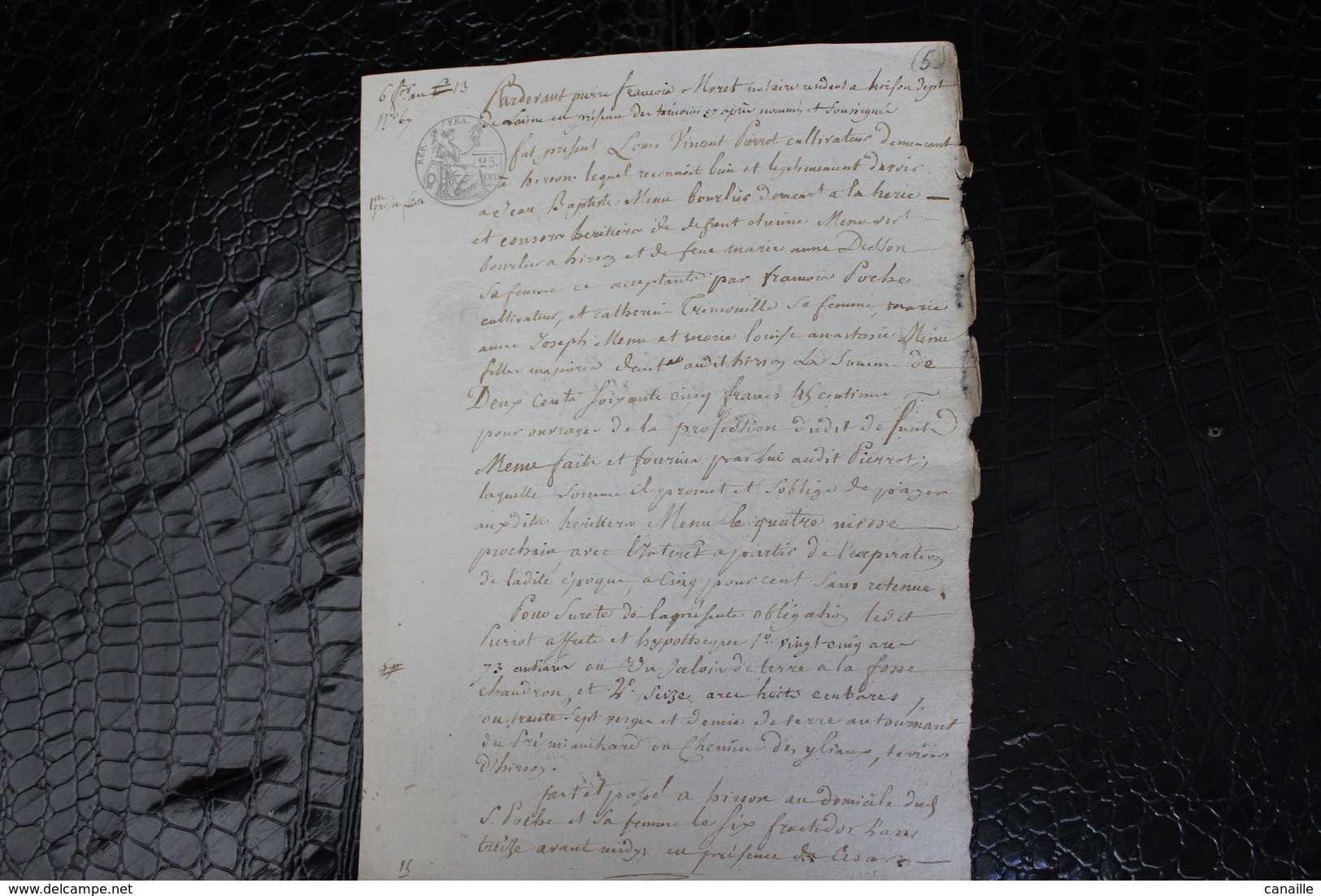 D-N / T5 /  Acte Notarié Sur Parchemin, Testament - Vente - Enregistré A Hirson Octobre 1806 ? - Manuscrits