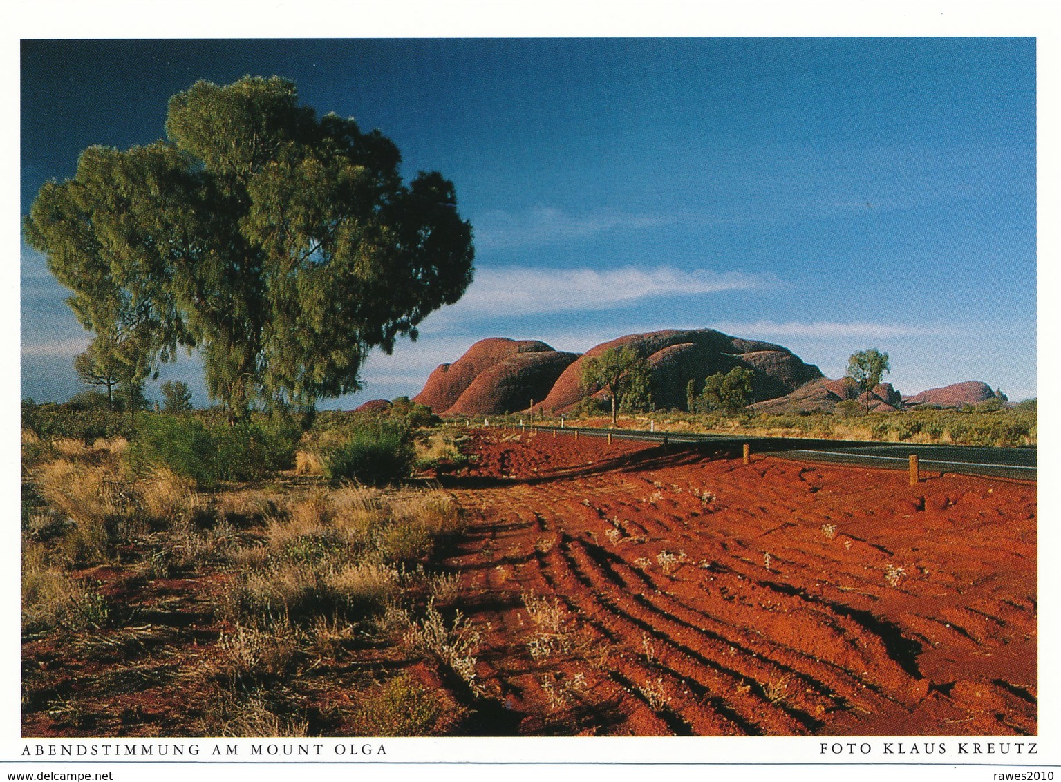 Australien AK Mount Olga Abendstimmung - Uluru & The Olgas