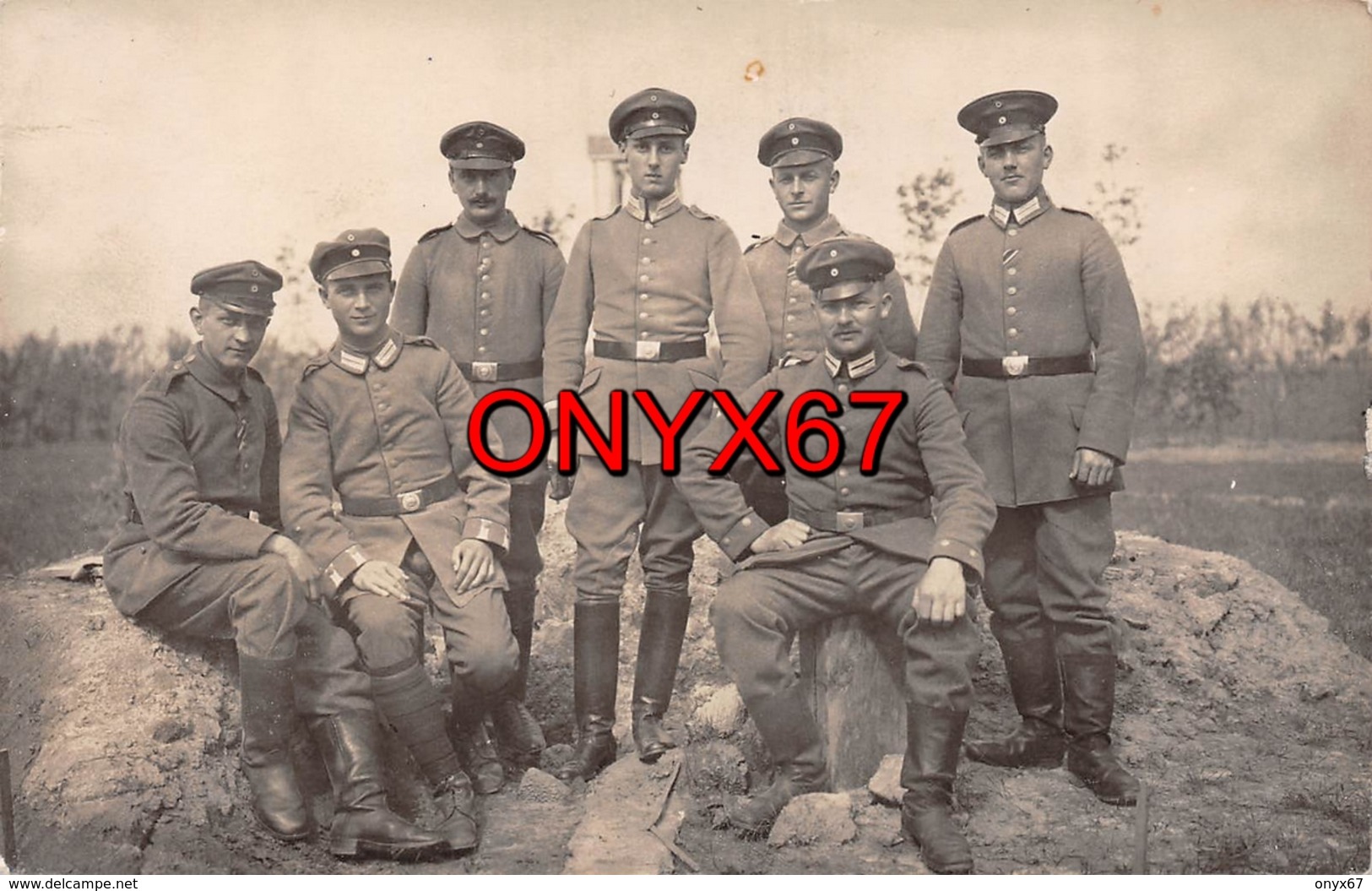 Carte Postale Photo Militaire Allemand De KOWNO-KAUNAS- KAUEN (Lituanie-Sudovie) Groupe Soldats Soldaten-Guerre-Krieg-14 - Lituanie