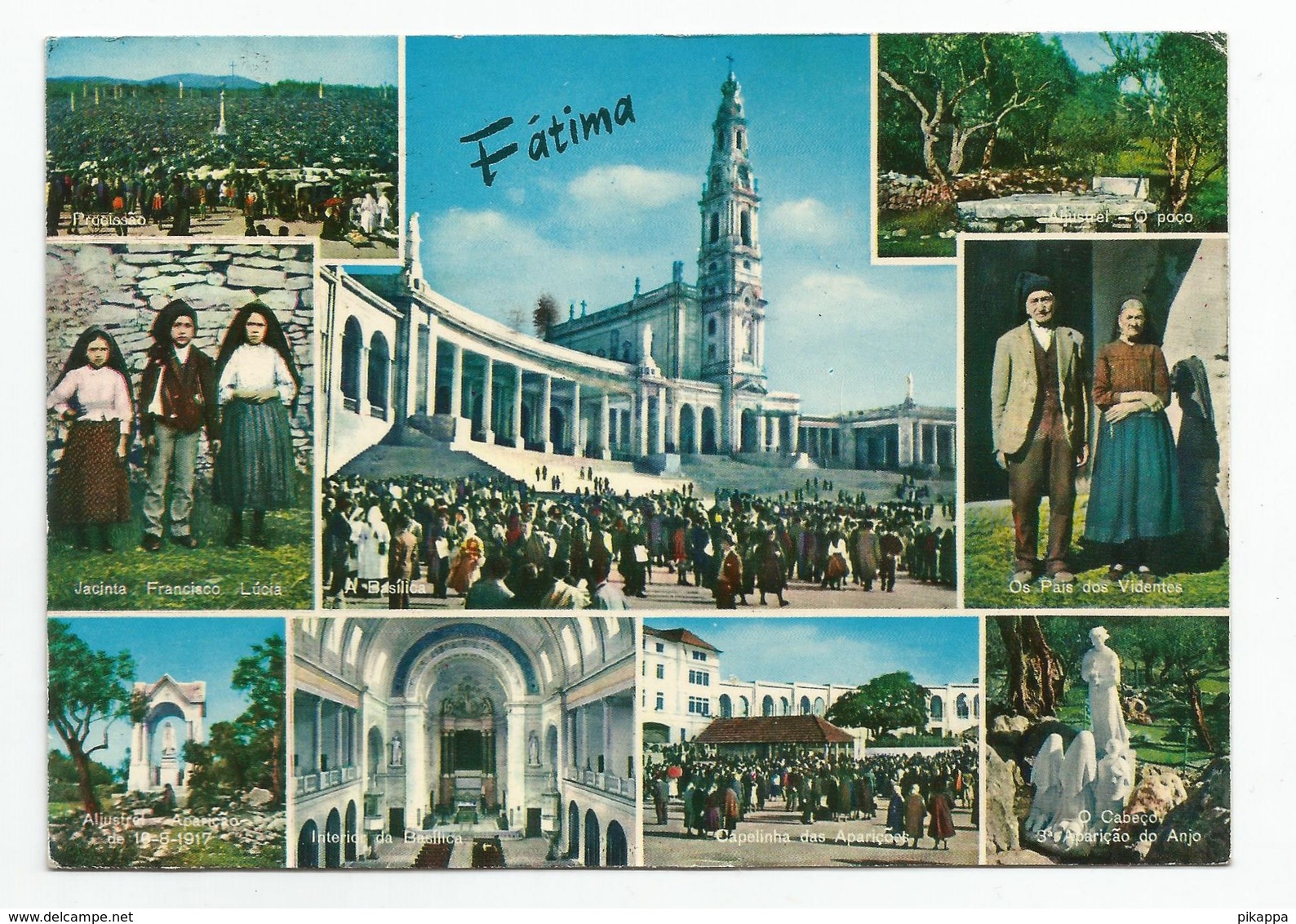 Santarém, Ourém 1980, Fatima - Ricardo. - Vedutine - Viaggiata - Luoghi Santi