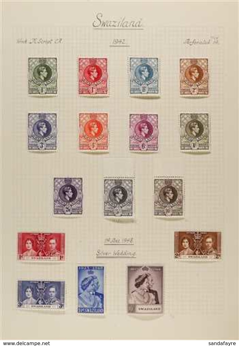 BRITISH AFRICA  1937-1952 ATTRACTIVE SUPERB MINT COLLECTION On Leaves, All Different With Some Pairs & Blocks Of 4, Incl - Sonstige & Ohne Zuordnung