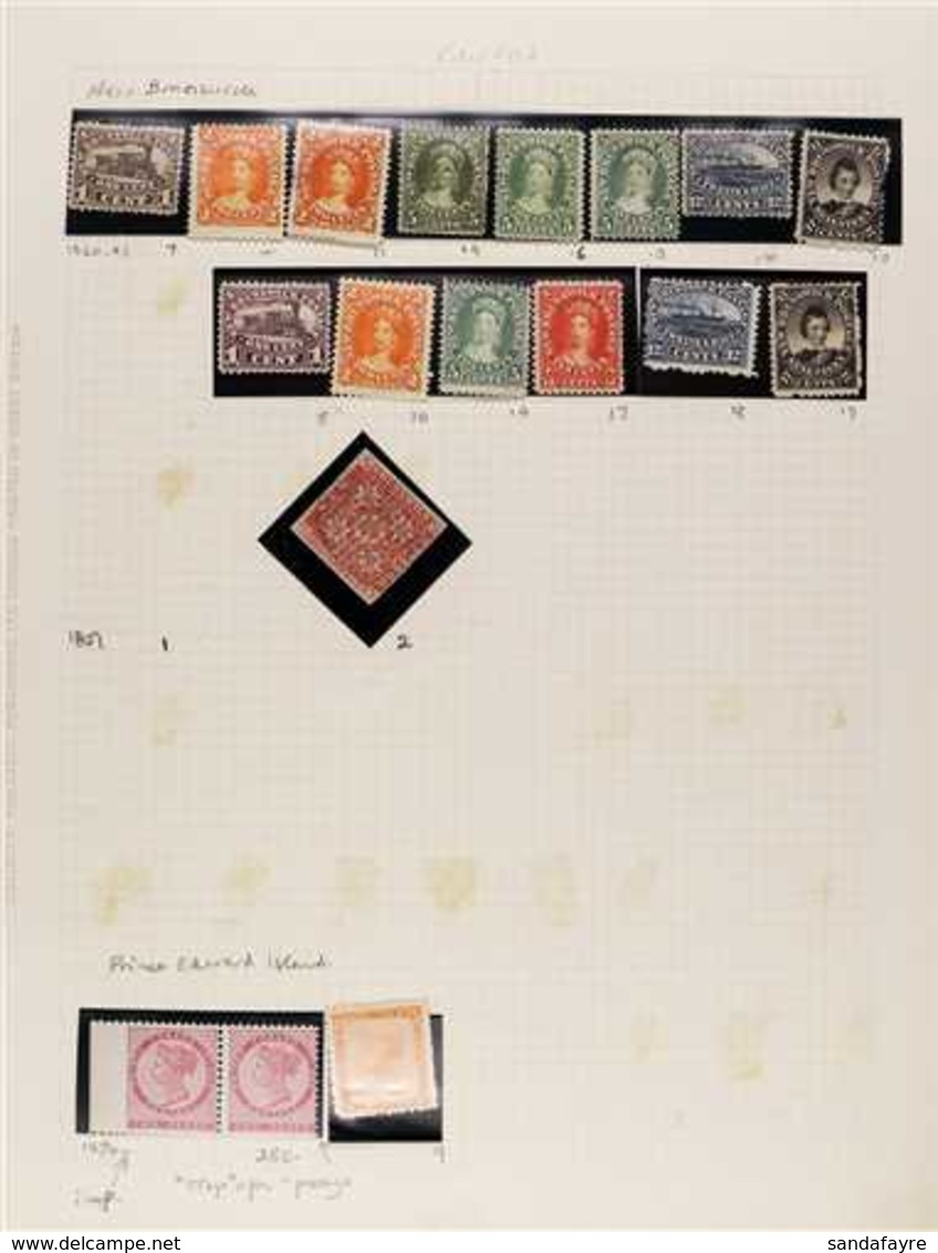 CANADIAN PROVINCES  Extensive Collection To 1941 With Many Better Stamps Included With Much Value In Mint Classics. Note - Andere & Zonder Classificatie