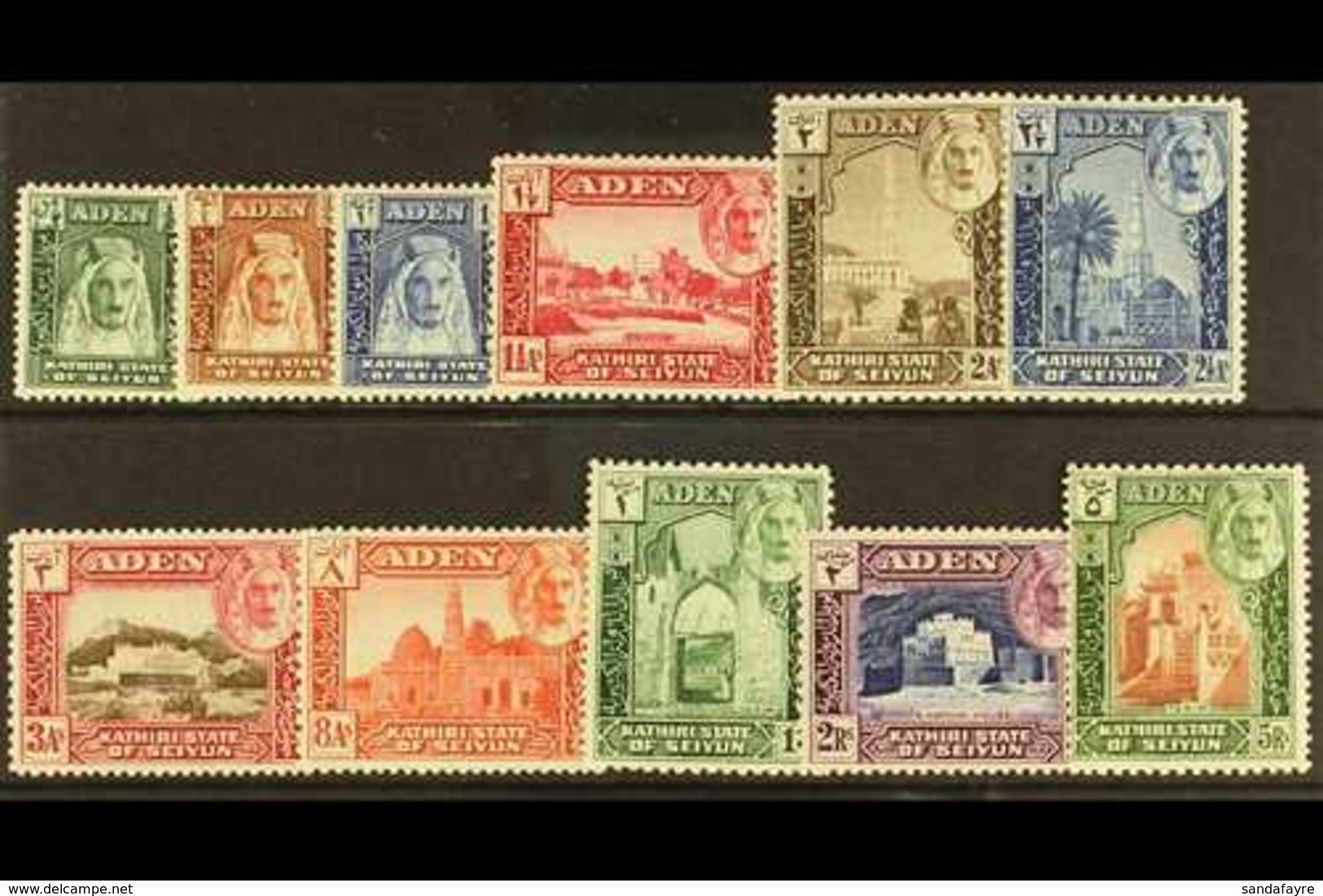 SEIYUN  1942 Definitive Set, SG 1/11, Never Hinged Mint (11 Stamps) For More Images, Please Visit Http://www.sandafayre. - Aden (1854-1963)