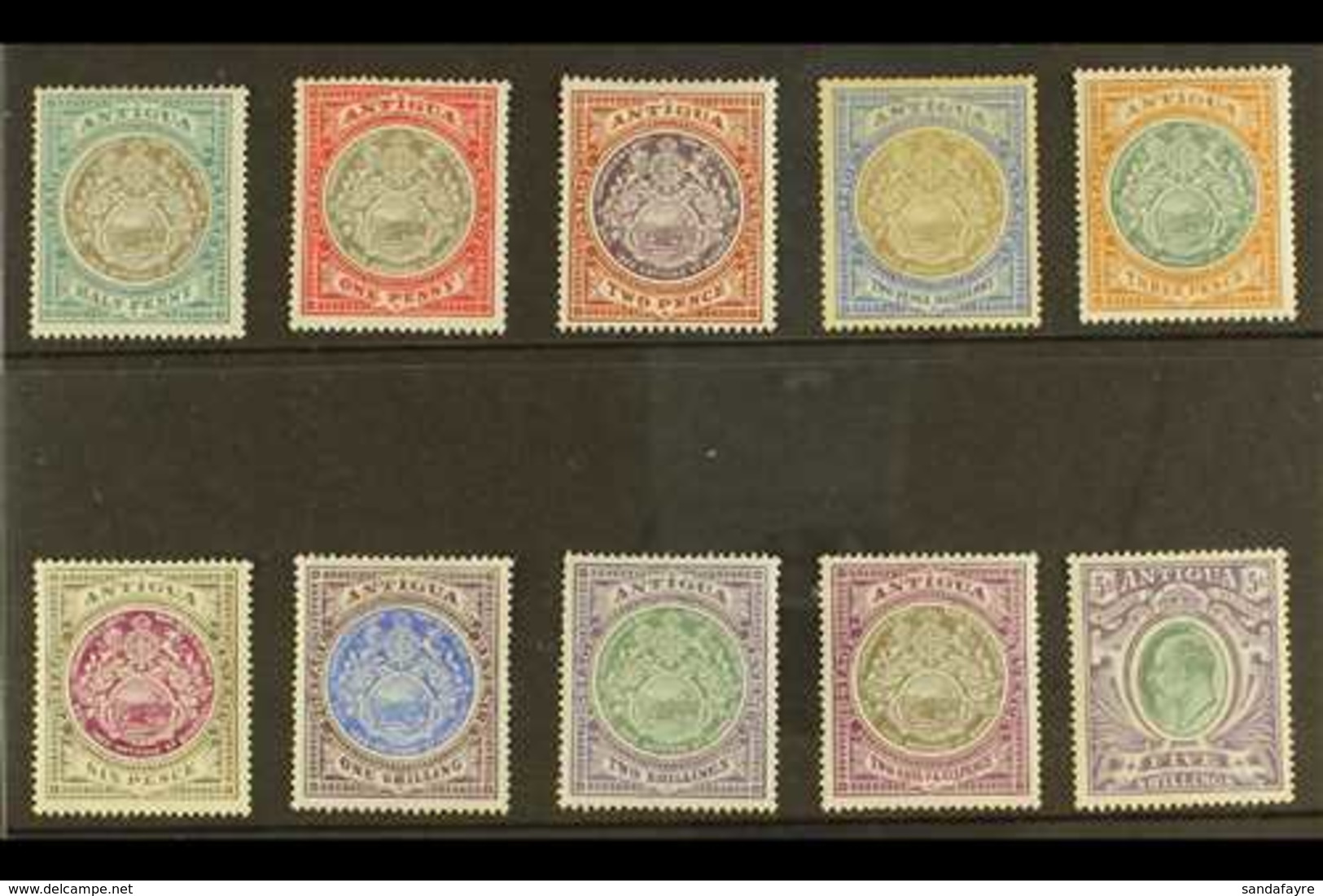 1903-07  (wmk Crown CC) Complete Set, SG 31/40, Very Fine Mint. (10 Stamps) For More Images, Please Visit Http://www.san - Sonstige & Ohne Zuordnung