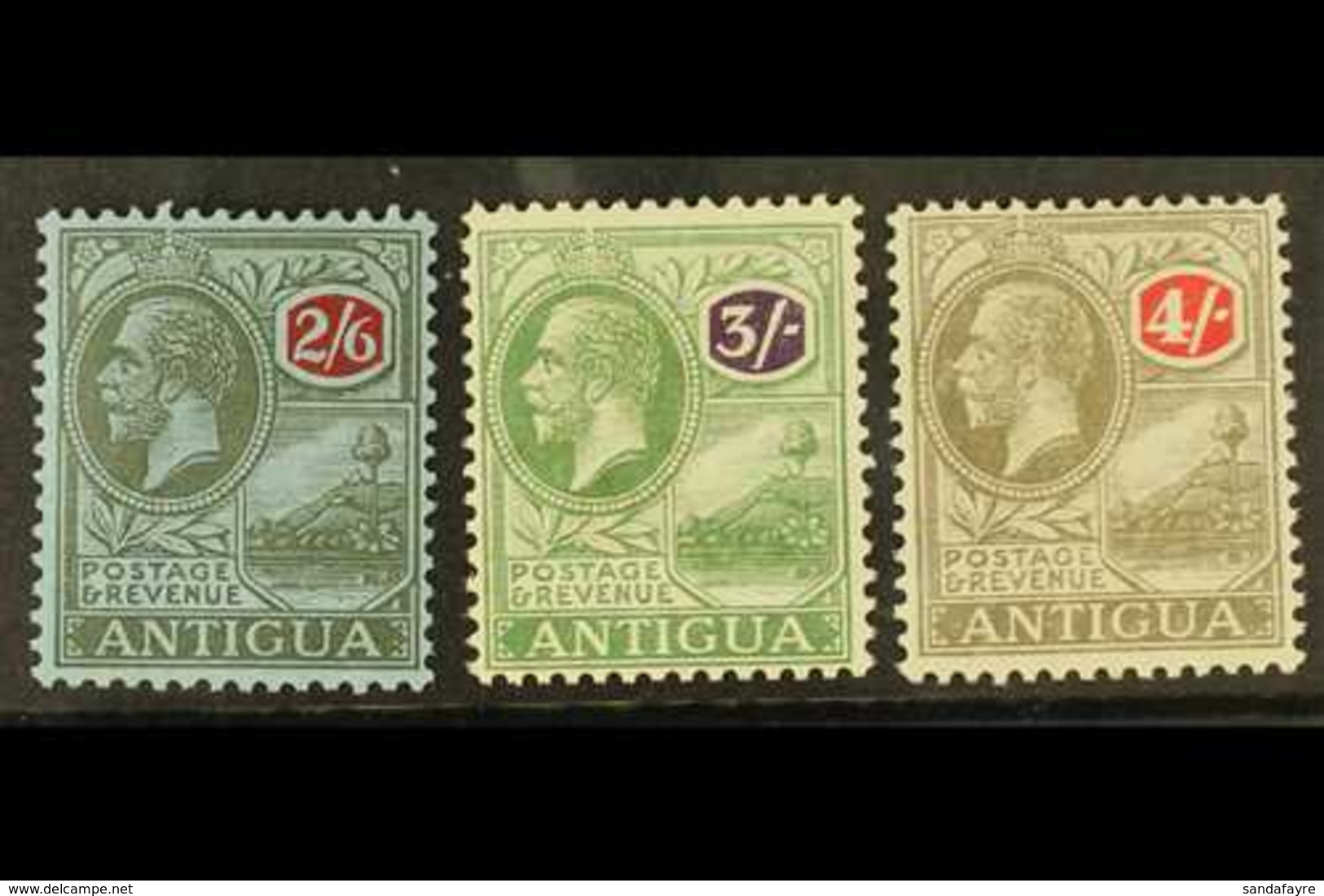 1921-29  2s 6d To 4s SG 78/80, Fine Mint. (3) For More Images, Please Visit Http://www.sandafayre.com/itemdetails.aspx?s - Sonstige & Ohne Zuordnung