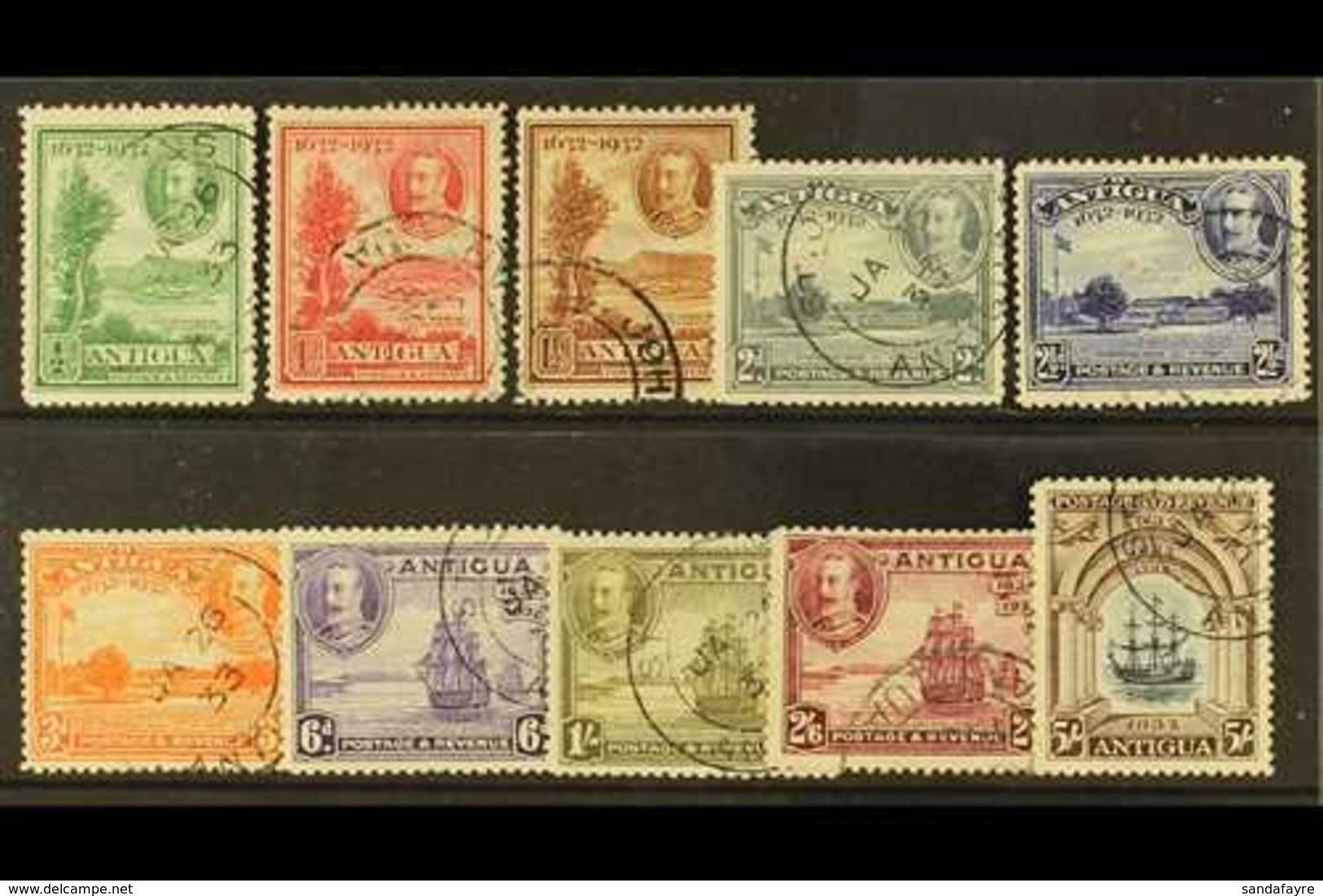 1932  Tercentenary Complete Set, SG 81/90, Very Fine Used. (10 Stamps) For More Images, Please Visit Http://www.sandafay - Sonstige & Ohne Zuordnung