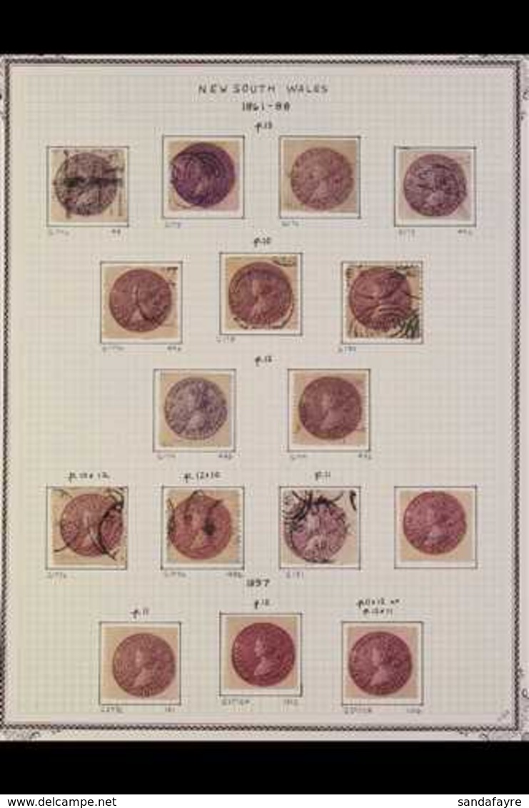 NEW SOUTH WALES  1861 - 97 "5s Coin Stamp", Specialised  Mint And Used Collection Arranged By Printings With Different P - Sonstige & Ohne Zuordnung