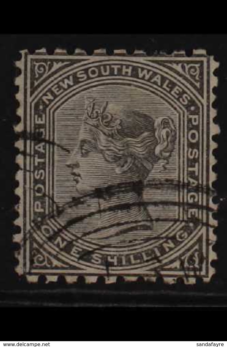 NEW SOUTH WALES  1882-97 1s Black Perf 10x13, SG 237c, Fine Used, A Few Shortish Perfs As Usual, Fresh, Unpriced In SG C - Sonstige & Ohne Zuordnung