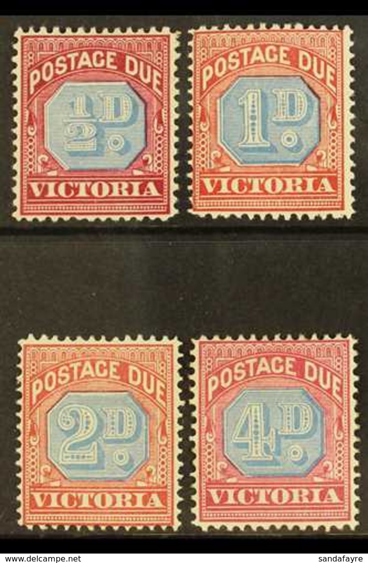 VICTORIA  POSTAGE DUES 1890 ½d, 1d, 2d, And 4d All Listed Shades, SG D1a/D4a, Fine Mint. (4 Stamps) For More Images, Ple - Sonstige & Ohne Zuordnung