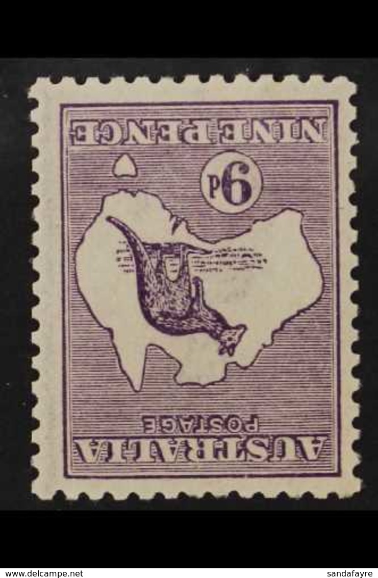 1915-27  9d Violet, Die IIB, WATERMARK INVERTED, SG 39bw, Never Hinged Mint, Fine Example. For More Images, Please Visit - Otros & Sin Clasificación