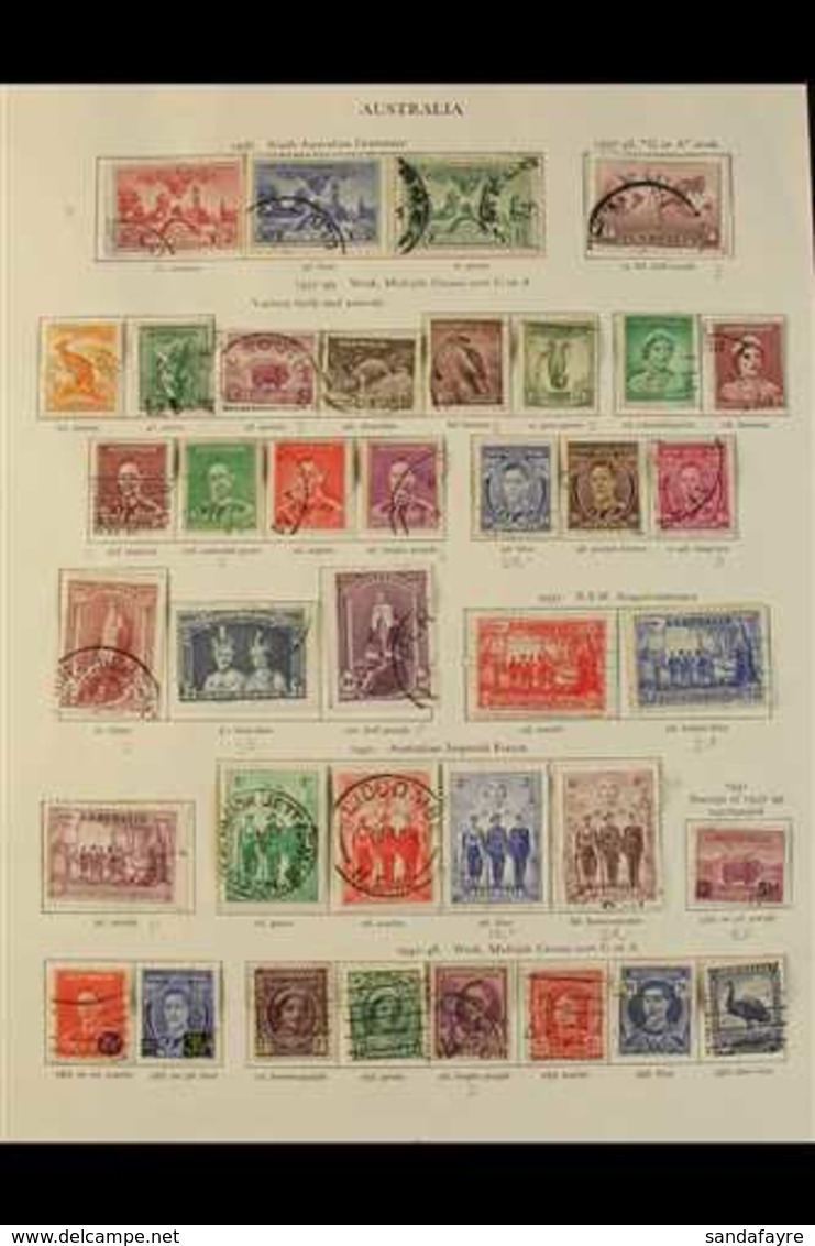 1936-52 FINE USED COLLECTION  Presented On Printed Pages With No Spaces Left To Fill For "Basic" Postal Issues. Includes - Sonstige & Ohne Zuordnung