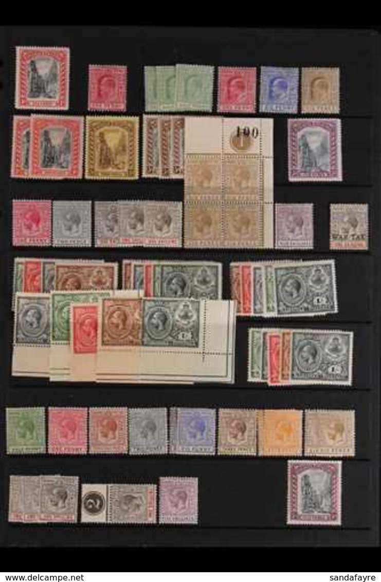 1901-1935 FINE MINT ASSEMBLY  On Stock Pages, Some Stamps Are Never Hinged. Includes 1901-03 1d, 1906-11 KEVII Set, 1912 - Sonstige & Ohne Zuordnung