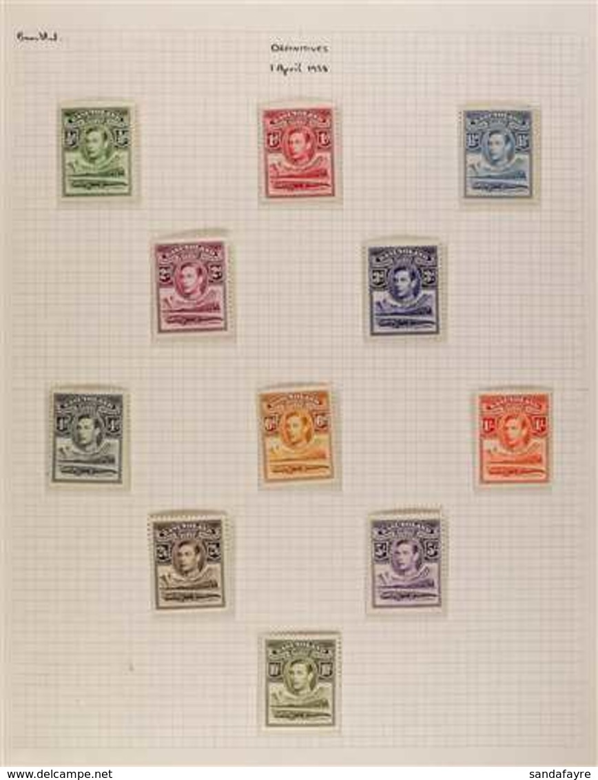 1935-1952 VERY FINE MINT  A Complete Basic Run, SG 11/41 & D1b/D2a. Lovely! (36 Stamps) For More Images, Please Visit Ht - Sonstige & Ohne Zuordnung