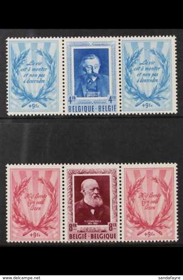 1952 SUBSCRIPTION ONLY  UPU Se-tenant 4fr & 8fr Set, Cob 898/99, Never Hinged Mint (2 Se-tenant Issues) For More Images, - Sonstige & Ohne Zuordnung