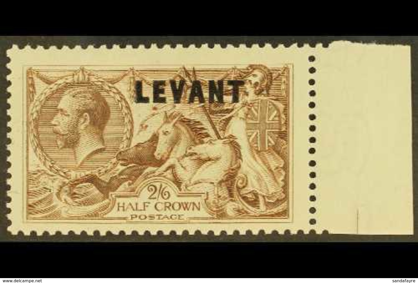 BRITISH CURRENCY    1921 2s6d Chocolate Brown, SG L24, Never Hinged Mint For More Images, Please Visit Http://www.sandaf - Britisch-Levant