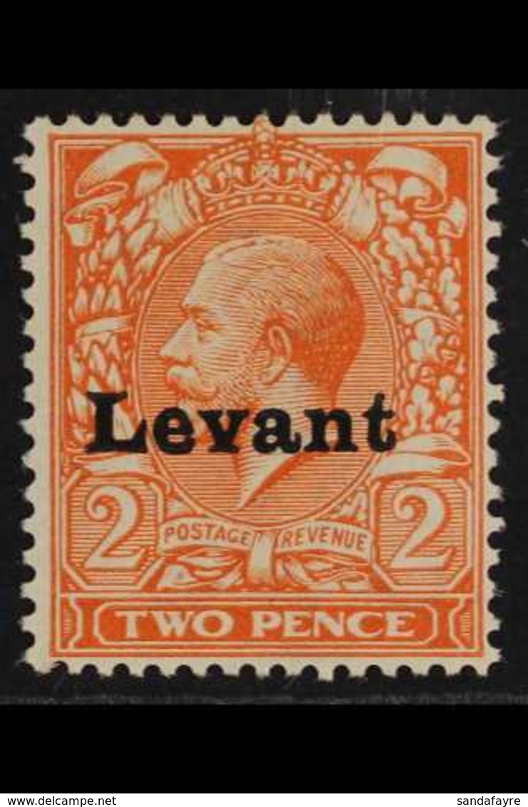 SALONICA  1916 2d Reddish Orange, SG S3, Very Fine Mint. For More Images, Please Visit Http://www.sandafayre.com/itemdet - Britisch-Levant