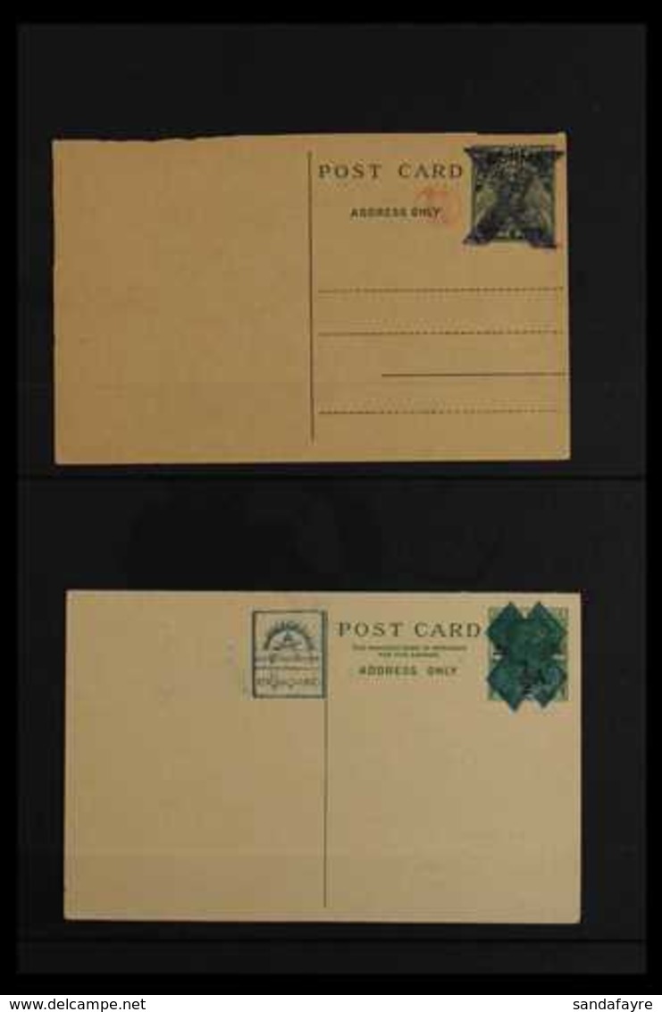 JAPANESE OCCUPATION  POSTAL STATIONERY 1942-1943 Unused Group, Includes Shan States 1942 3c On 6c Card (H&G 20), Japanes - Burma (...-1947)