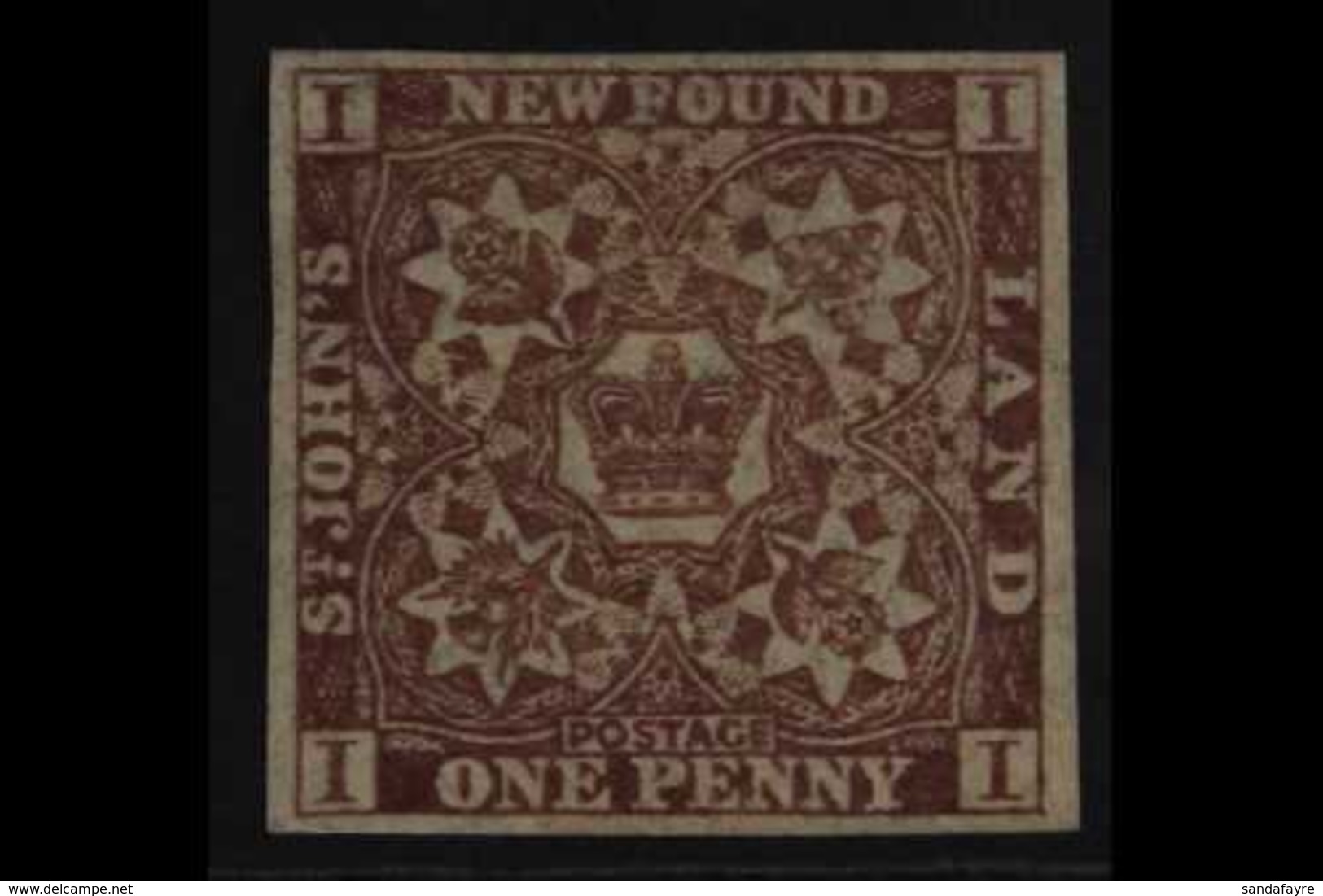 1862  1d Chocolate Brown, SG 16, Very Fine Mint, Large Part Og With Neat Even Margins And Crisp Even Engraving. For More - Sonstige & Ohne Zuordnung