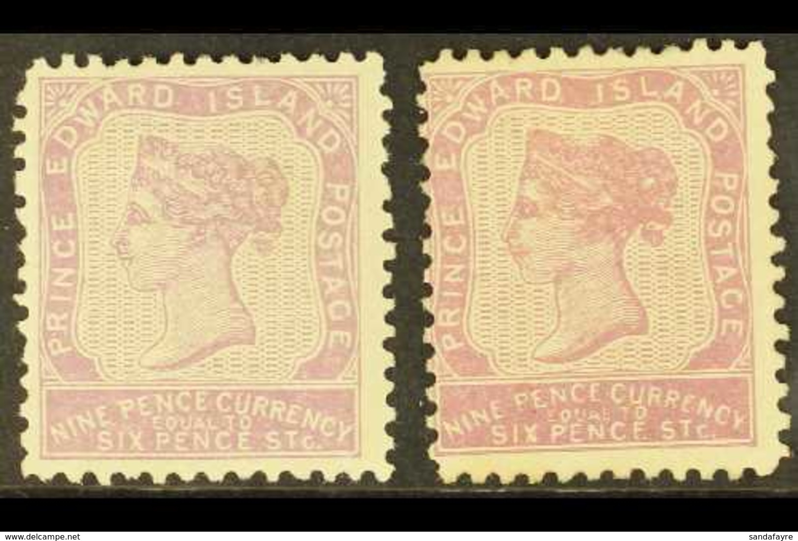 1962-69  9d Lilac, And 9d Reddish Mauve, SG 19/20, Fine Mint, The Latter Centred To Left. (2 Stamps) For More Images, Pl - Sonstige & Ohne Zuordnung