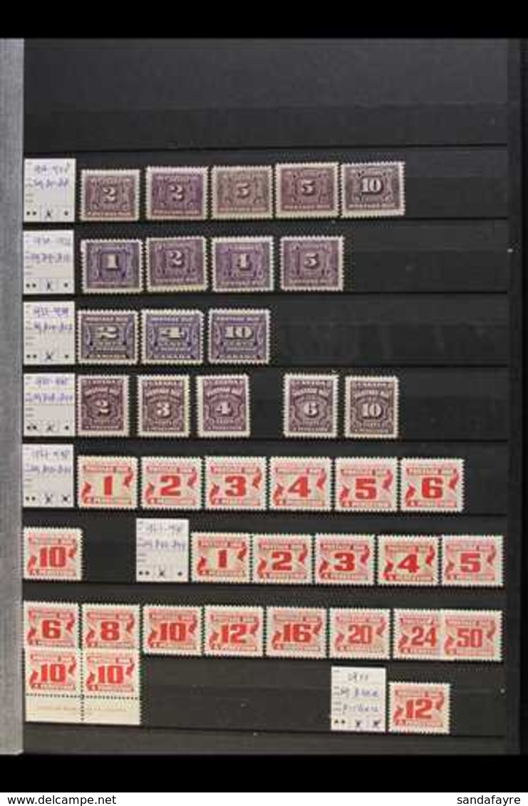 POSTAGE DUES  1906-78 FINE MINT / NEVER HINGED MINT Incl. 1906-28 To 10c Plus 2c & 5c Shades, 1930-2 To 5c, 1933-4 2c, 4 - Sonstige & Ohne Zuordnung