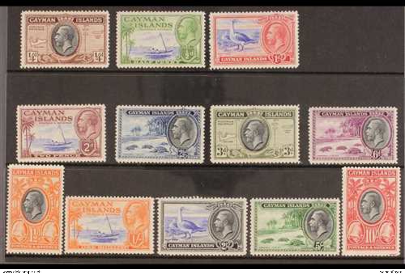 1935 PICTORIALS.  A Complete Definitive Pictorial Set, SG 96/107, Very Fine Mint (12 Stamps) For More Images, Please Vis - Cayman Islands