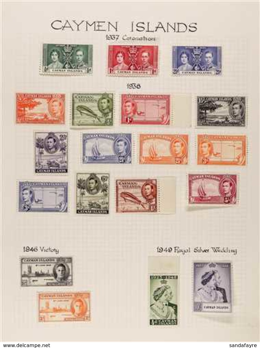 1937-50 ALL DIFFERENT MINT KGVI COLLECTION  Neatly Presented On Album Pages & Includes All Omnibus Sets, 1938-48 Pictori - Cayman Islands
