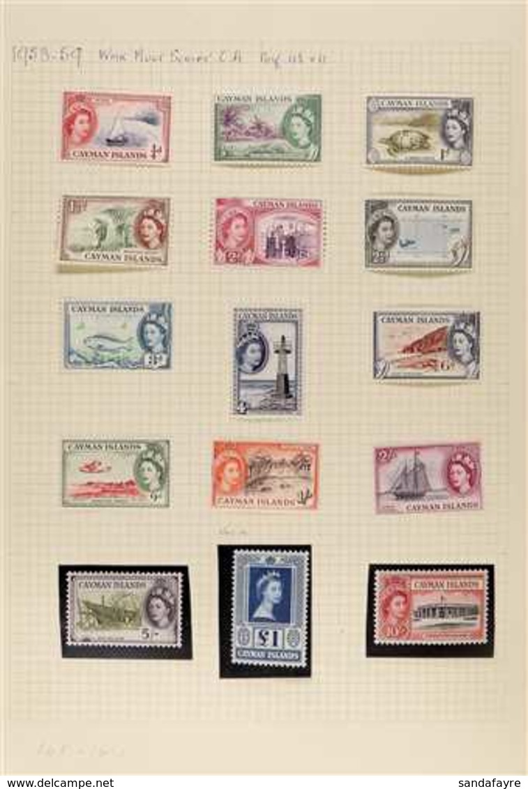 1953-68 FINE MINT COLLECTION  Neatly Presented On Album Pages & Includes The 1953-62 Pictorial Complete Set, 1962-64 Pic - Cayman Islands