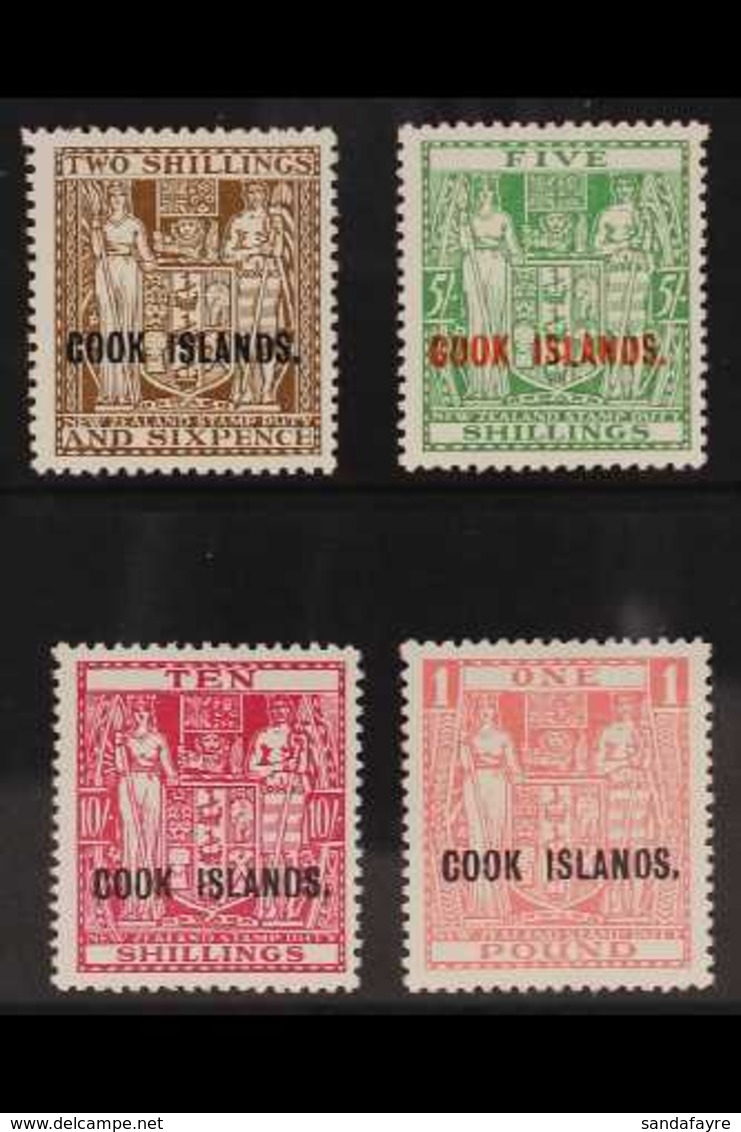 1936  Postal Fiscal Set Complete, SG 118/21, Very Fine Mint. (4 Stamps) For More Images, Please Visit Http://www.sandafa - Cookinseln