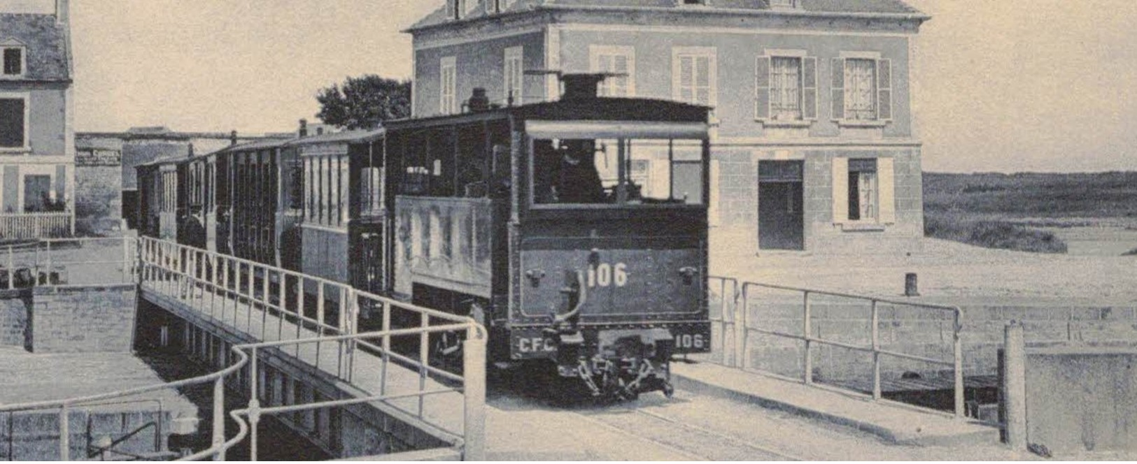 Courseulles-sur-Mer C . F . C . Chemins De Fer Du Calvados Train Voie étroite Voies Ferrées  * Calvados 14470 * Wagon - Courseulles-sur-Mer