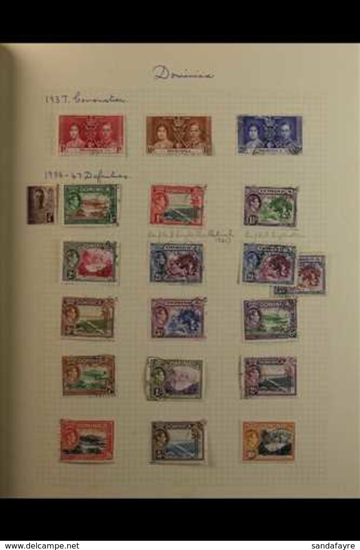1874-1981 INTERESTING OLD TIME COLLECTION.  A Charming Old Mint, Nhm & Used Collection Of Stamps & Covers Presented On A - Dominica (...-1978)