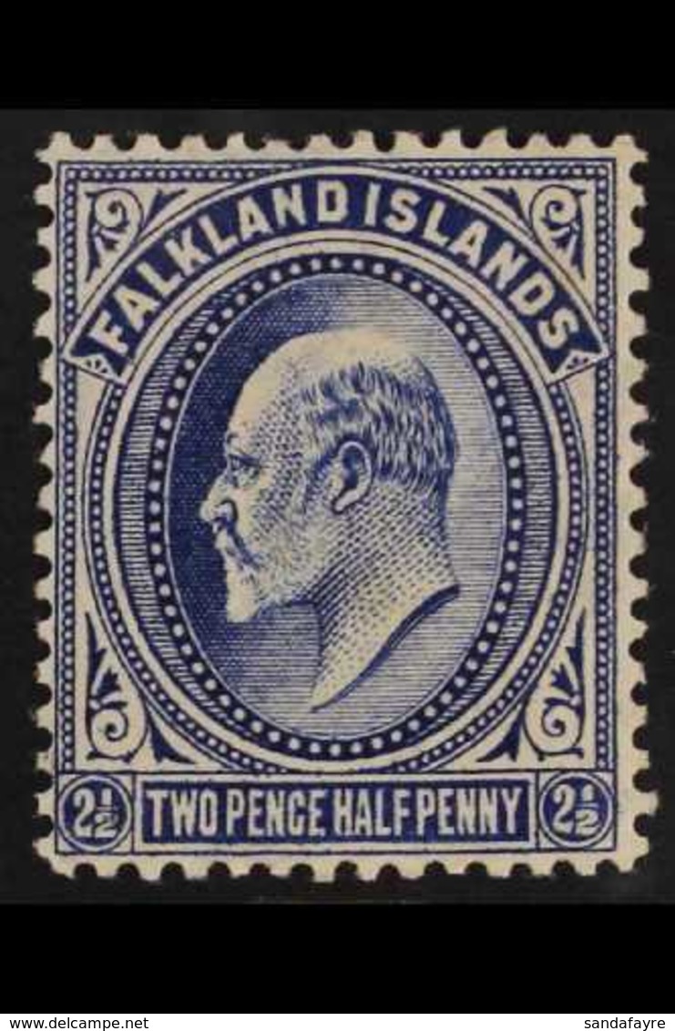 1904-12  2½d Deep Blue, SG 46b, Very Fine Mint For More Images, Please Visit Http://www.sandafayre.com/itemdetails.aspx? - Falklandinseln