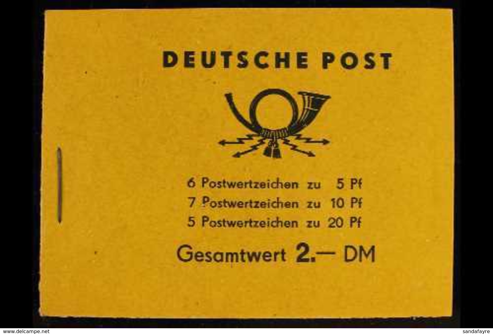 1955  1m Complete Booklet (Michel MH 1b 3, SG ESB1), Never Hinged Mint, Fresh. For More Images, Please Visit Http://www. - Sonstige & Ohne Zuordnung