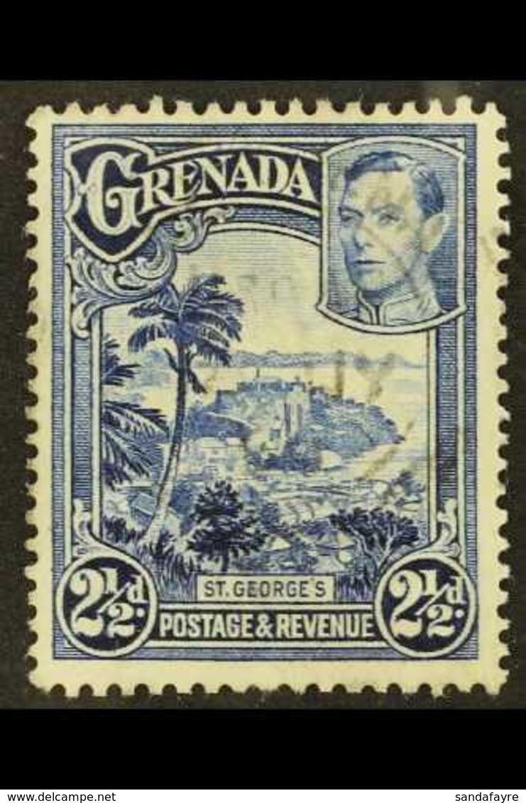 1938-50  2½d Bright Blue Perf 12½x13½, SG 157a, Fine Cds Used. For More Images, Please Visit Http://www.sandafayre.com/i - Grenada (...-1974)