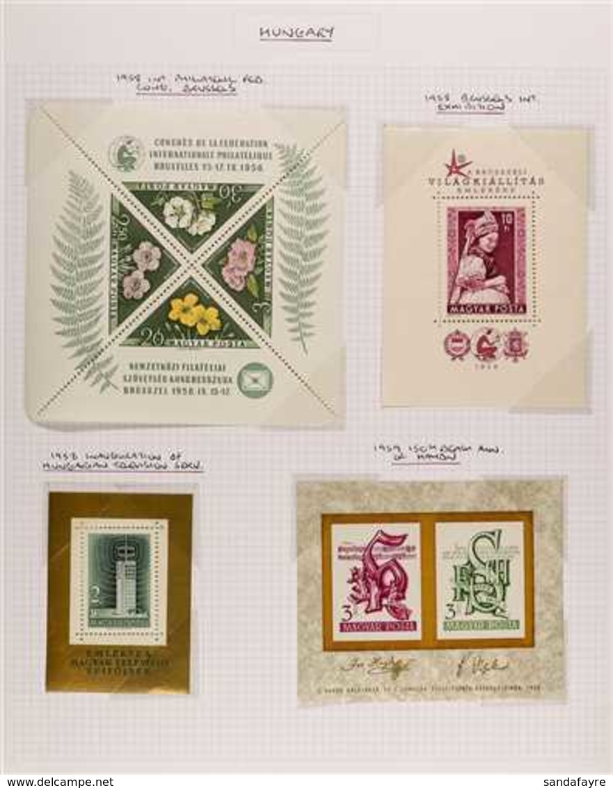 1958-1989 MINIATURE SHEETS.  SUPERB NEVER HINGED MINT COLLECTION Of All Different Mini-sheets Presented In Hingeless Mou - Sonstige & Ohne Zuordnung