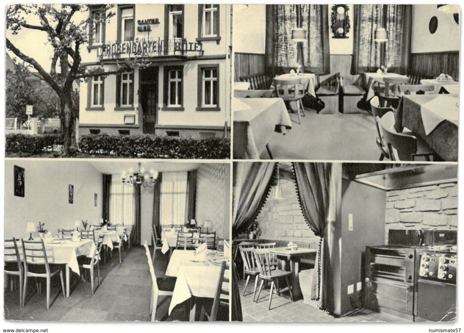 CPSM KEHL - Hotel Restaurant Rosengarten - Gudrun Falk - Jahnstrasse 8 - Kehl