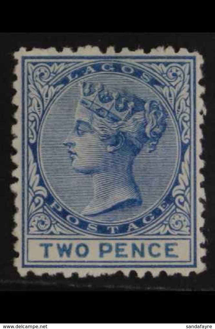 1874  2d Blue, Wmk CC, SG 2, Fine And Fresh Mint With Rich Colour. For More Images, Please Visit Http://www.sandafayre.c - Nigeria (...-1960)