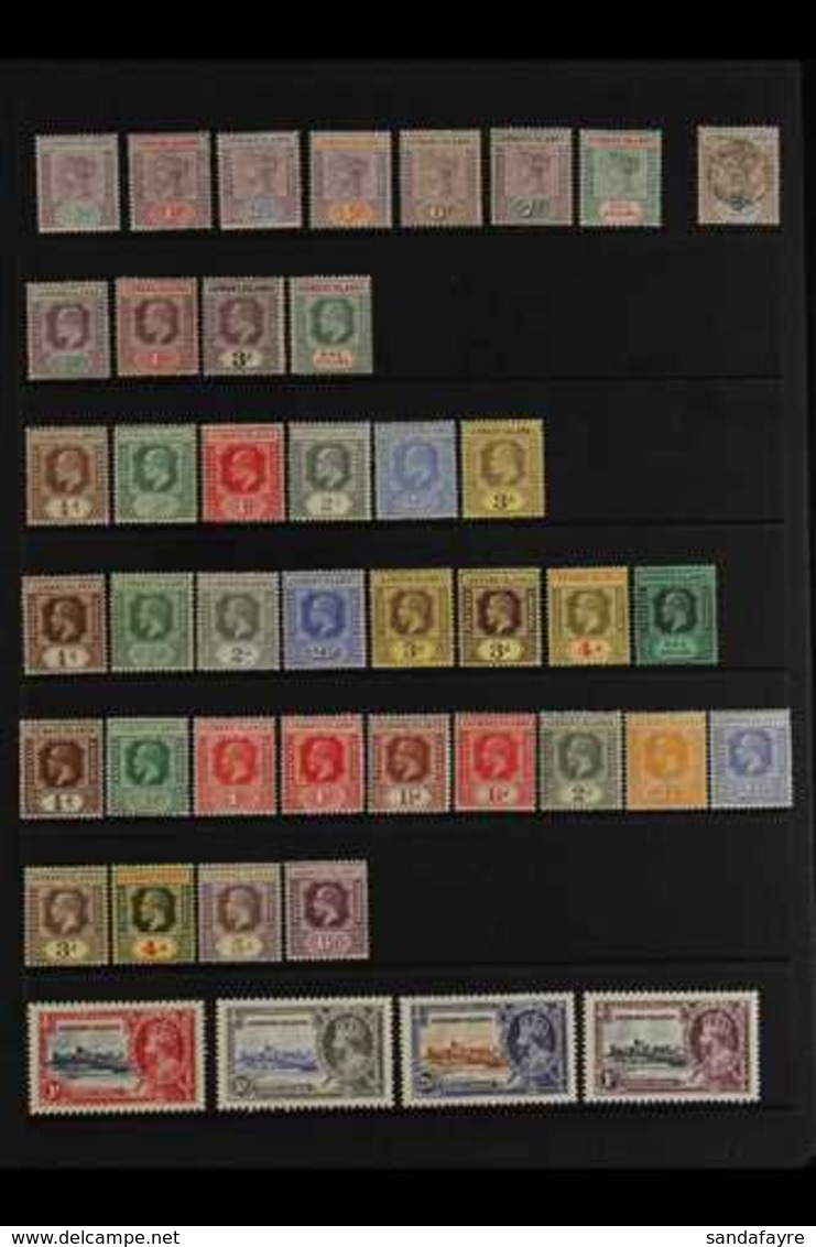 1890-1954 FINE MINT COLLECTION  On Stock Pages, ALL DIFFERENT, Includes 1890 Set To 1s, 1902 Vals To 1s, 1907-11 Set To  - Leeward  Islands