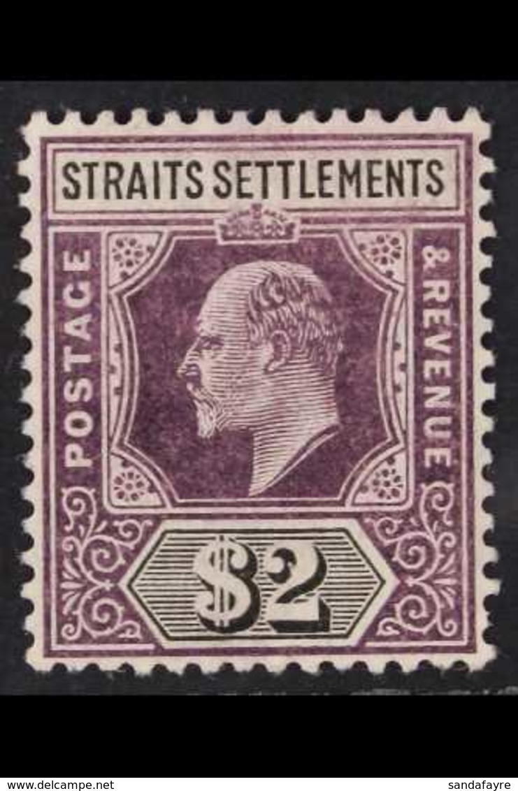 1904  $2 Dull Purple And Black, Wmk MCA, ED VII, SG 137, Very Fine And Fresh Mint. For More Images, Please Visit Http:// - Straits Settlements