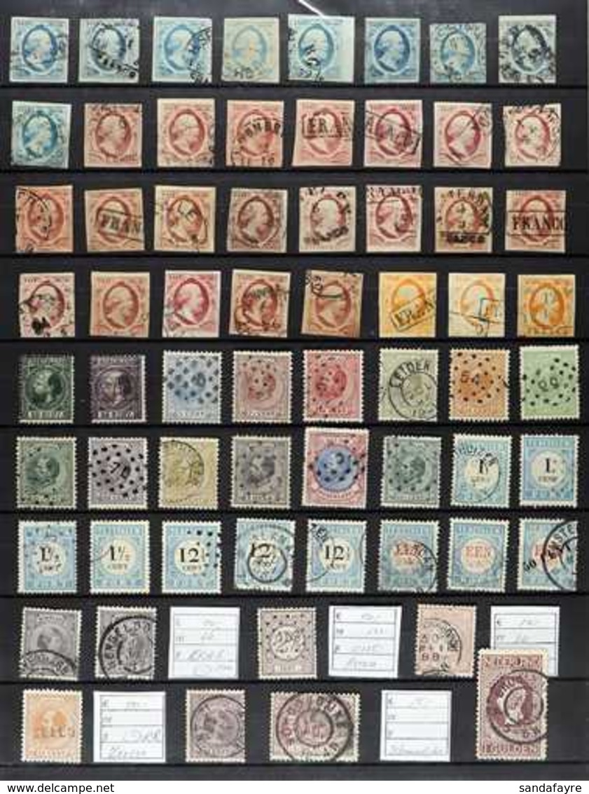 1862-1913 FINE USED SELECTION  With Better Values And Some Postmark Interest. Comprises 1852-63 Imperf 5c (9), 10c (20)  - Sonstige & Ohne Zuordnung