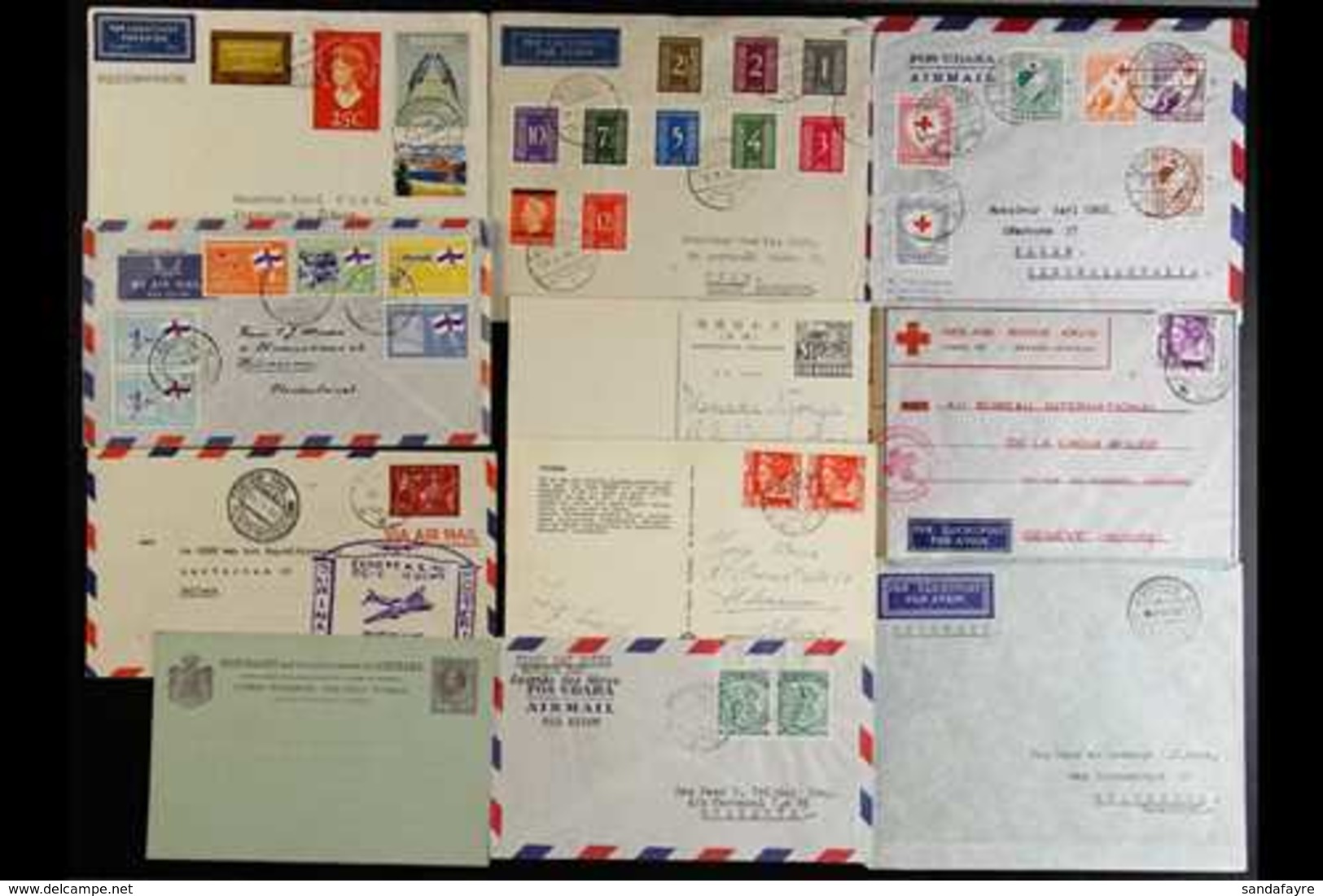 VARIOUS COLONIES - COVERS AND CARDS COLLECTION  19th Century To 1960's Assembly Of Cards, Postal Stationery, Commercial  - Other & Unclassified