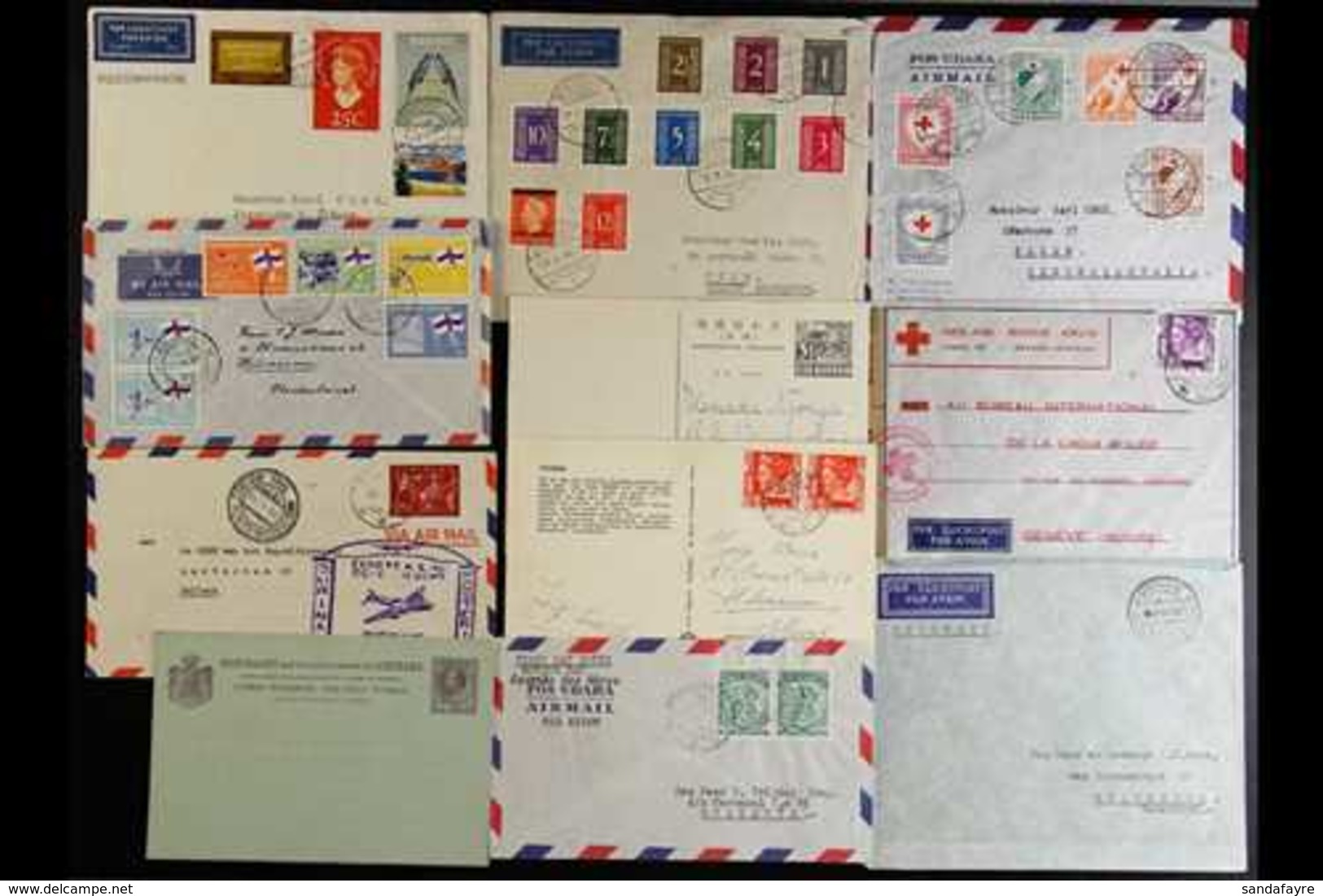 VARIOUS COLONIES - COVERS AND CARDS COLLECTION  19th Century To 1960's Assembly Of Cards, Postal Stationery, Commercial  - Sonstige & Ohne Zuordnung