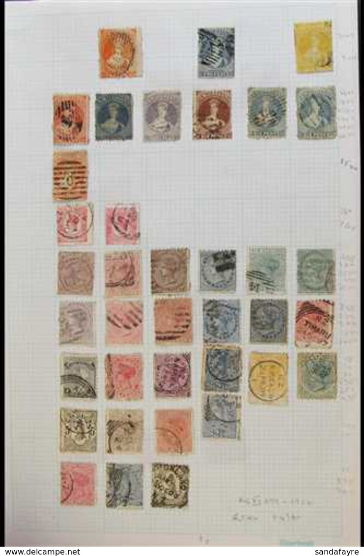 BRITISH COMMONWEALTH "ISLANDS"  1862-2008 ALL DIFFERENT USED COLLECTION On Pages With Chalon Heads To 2d Imperf & 6d Per - Sonstige & Ohne Zuordnung