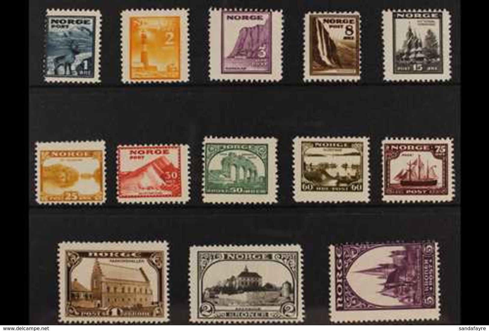 1914 STAMP ESSAYS.  Pictorial Designs Complete Set Of Thirteen Different Perforated Stamp Essays Printed On Gummed Paper - Sonstige & Ohne Zuordnung